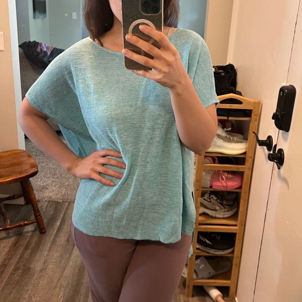 Eileen Fisher linen shirt